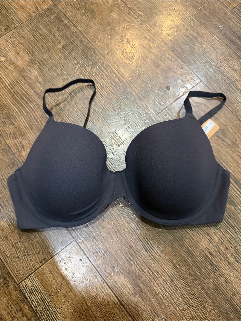 Skims Fits Everybody Black T-Shirt Bra - Smooth Light Support